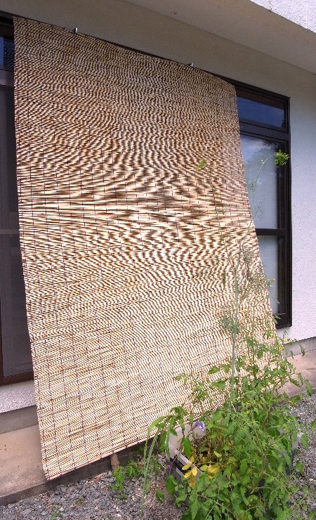 暑さを遮る「すだれ」の効果的なつけ方