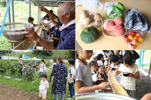 流しうどんイベントは子どもに大人気！ゴマだれで夏バテ回避