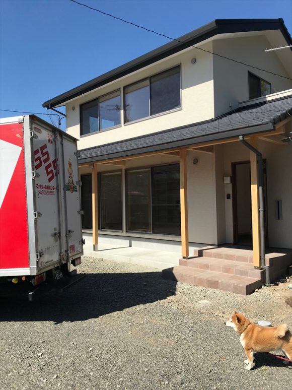 住まい相談から1年後に竣工引越し