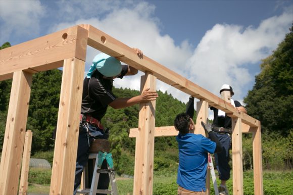 あっという間の建て方