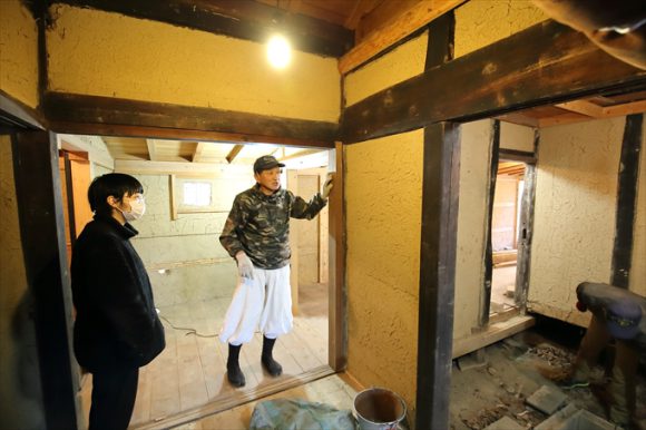 古民家部分解体＆土間コン